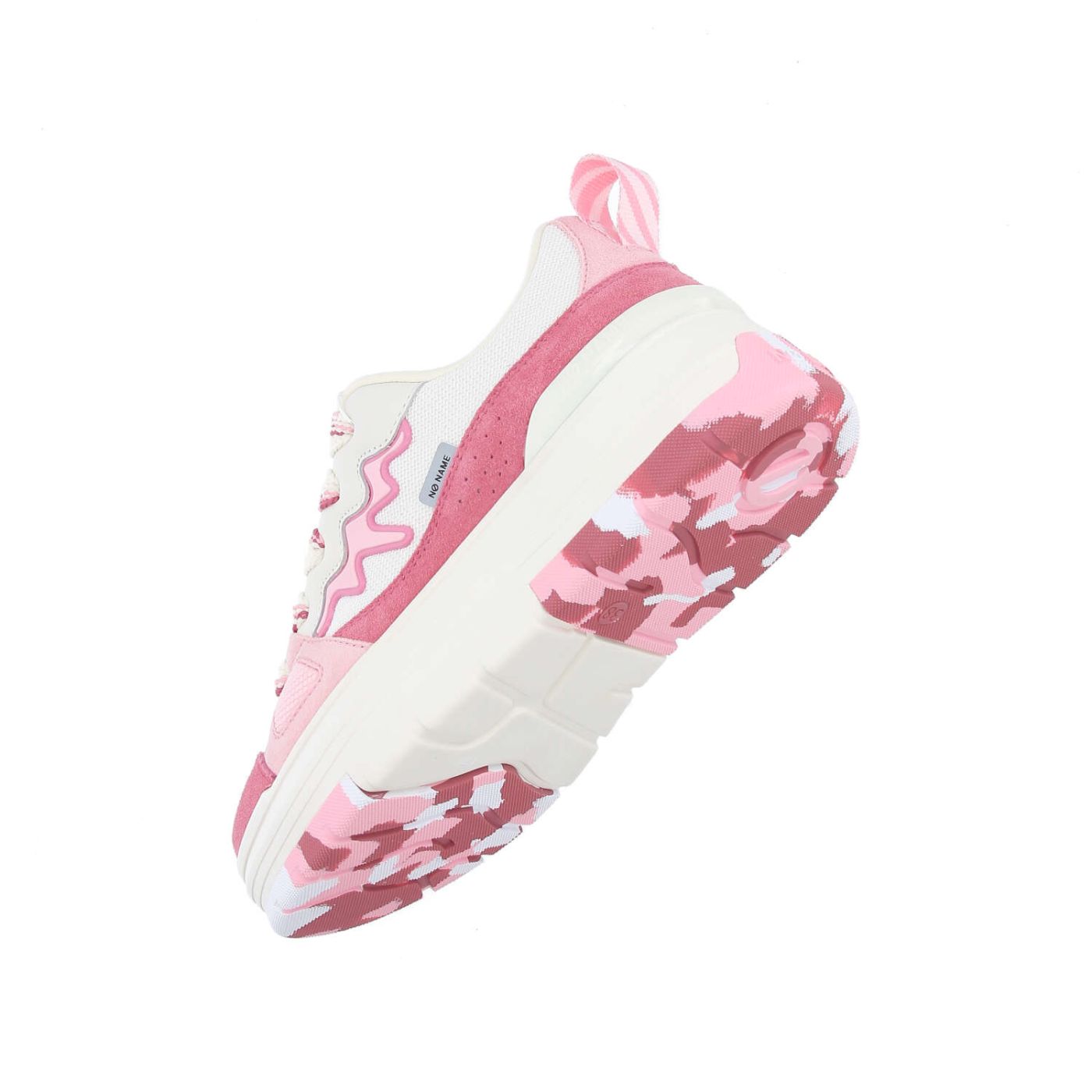 NOLLIE MILKSHAKE W - SUEDE/MESH/NAPP - PINK/OFF WHITE